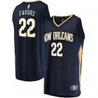 Camiseta Derrick Favors 22 New Orleans Pelicans Icon Edition Armada Hombre
